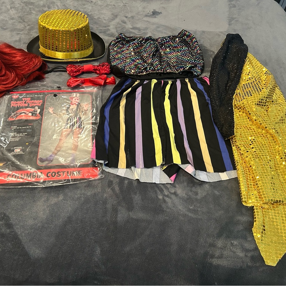 Colorful Striped Women's Costume